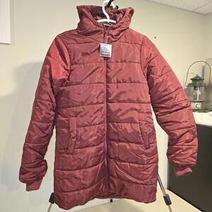 Trail Maker Waterproof Women’s Puffer Jacket Red Size M